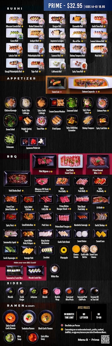 888 JAPANESE BBQ Menu - Image 1
